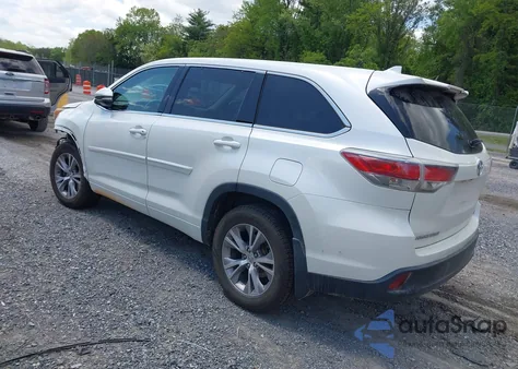 2015 Toyota Highlander Le Plus V6 из США, поврежденный, VIN 5TDBKRFH3FS197580